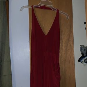 Nice fitted burgundy dress
